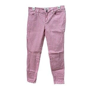 Vineyard Vines Women’s Pink Seashell Pants Jeans Sz 6 Cotton Preppy